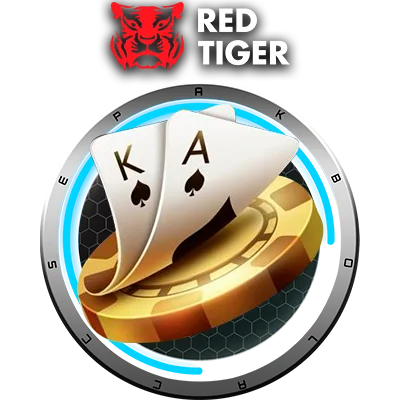 BUTTON RED TIGER