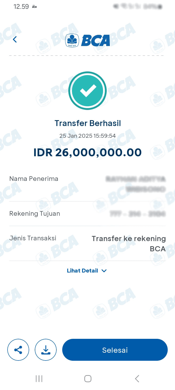 bukti transfer