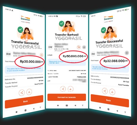 Slot YGG Gak Ada Saing, WD Lancar Tanpa Drama!! Rincian Bukti Transfer