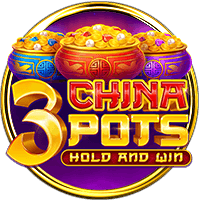 3 china pots