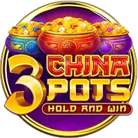 3 china pots