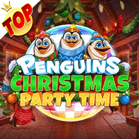 Penguins Christmas Party Time