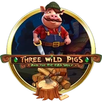 Three Wild Pigs and The Big Bad Wolf